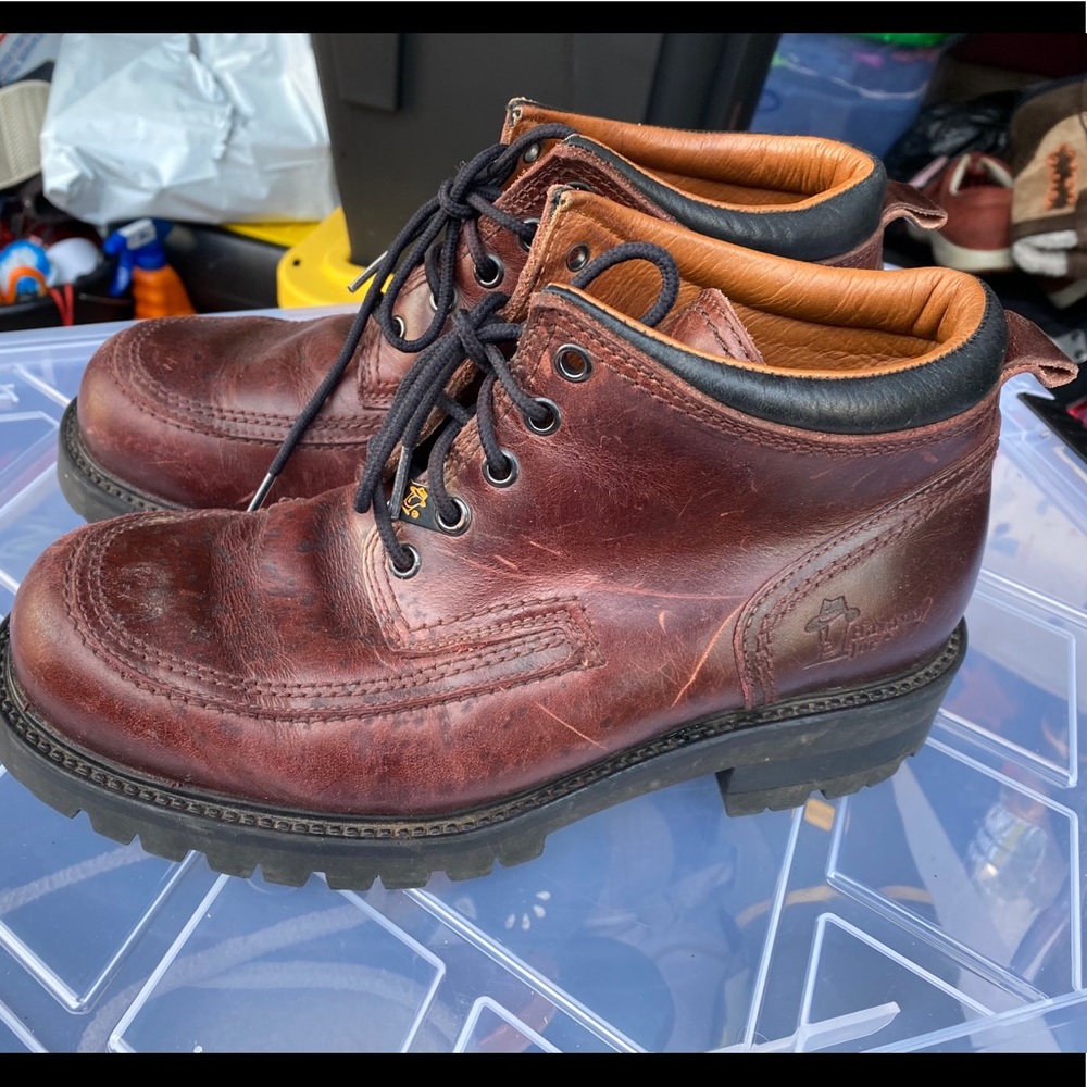 Havana Joe Men’s Maroon Leather Boots Size 40/7US